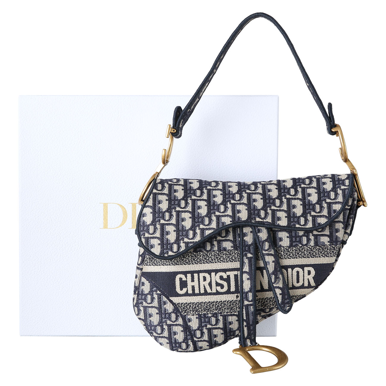CHRISTIAN DIOR(USED)크리스찬디올 새들백 미듐 & 스트랩